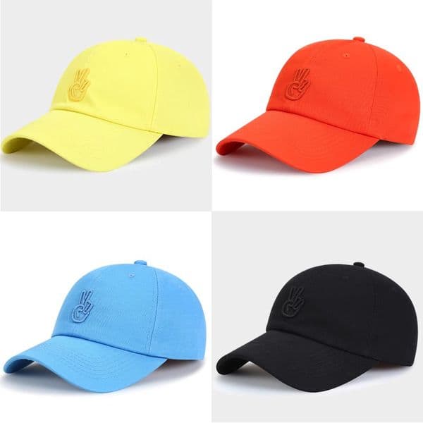 Breathable Cotton Twill Baseball Cap with Custom Logo Embroidery for men and women, personalized embroidered duckbill cap, four-season, versatile cotton hat