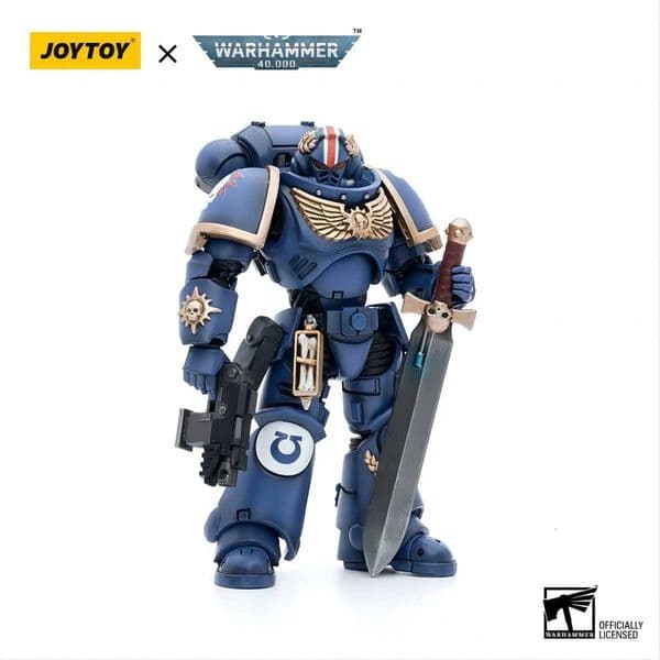JOYTOY 118 Action Figures Ultramarines Primaris Lieutenant Argaranthe Anime Military Model W250827