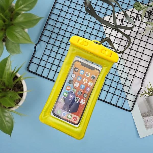 High quality customized biodegradable waterproof packaging bag, outdoor waterproof mobile phone swimming cover, PVC mobile phone waterproof bag