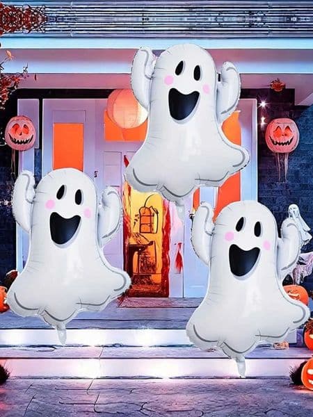 Halloween ghost aluminum foil balloons suitable for Halloween decoration home party scenes bar haunted house decoration Z250827