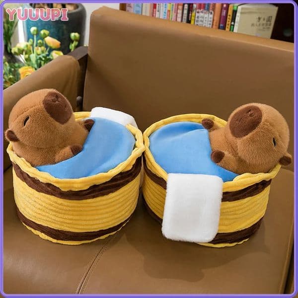 Take a Shower Capybara Plush Toy Stuffed Animals Pillow Hugging Toy Creative Trick Home Decor Play House for Kids Birthday Gifts 250819