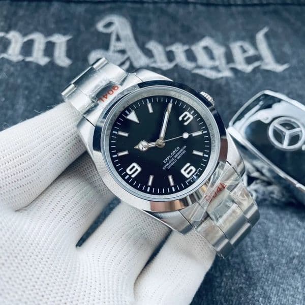 men designer watches mechanism movement watch stainless steel Strap with box sapphire montre de luxe
