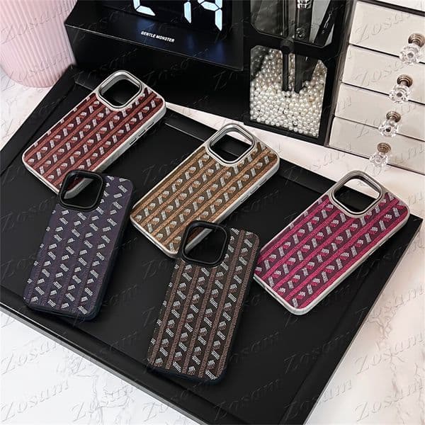 Luxury Classic Letter Designer Phone Case for iPhone 17 Air 16 15 Plus 14 13 12 11 Pro Max Durable 3D Print Shockproof Cover Samsung S26 Ultra Galaxy S25 S24 S23 S22 Shell