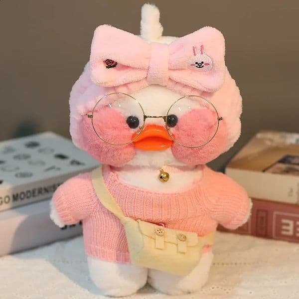2026 New 30Cm Pato Plush Cute Stuffed Toys Yellow Hug Flifan Duck Kawaii Plushes Animal Plushies Pillow Soft Toy 250827 Toys