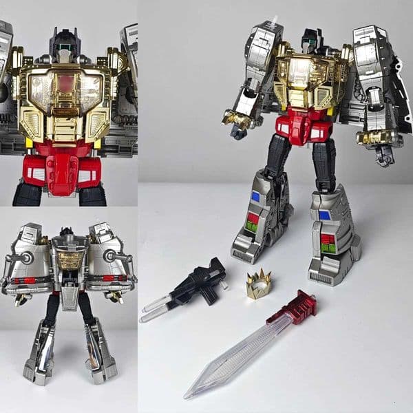 2026 New Grimlock Transformation Toy Mp08 Metal Color Enlarged Ko Version 29Cm Action Figure Collection Desk Toys C251027 Designer