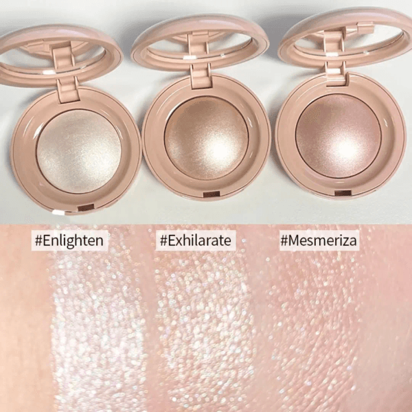 Designer Makeup Rare Beauty Selena Smooth Positive Light Silky Touch Highlighter 2.8G Enlighten Exhilarate Face Makeup Highlighters High luxe Quality Compact
