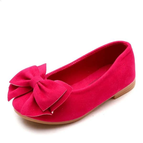 Baby Girls Shoes Princess Bowknot Flock Fabric Spring Autumn Kids Flats Children Casual Loafers Candy Color Toddlers Soft 250828