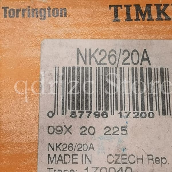 TORRINGTON-TORR needle roller bearing NK26/20A = NK26/20-TV-XL TAF263420OG 26X34X20mm