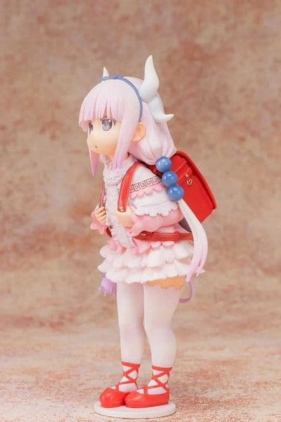 2026 New New 18Cm Anime Miss Kobayashis Dragon Maid Kanna Kai Action Figure PVC Horned Loli Carry Schoolbag Double Tail Collection Model W2508 Toy Zwj
