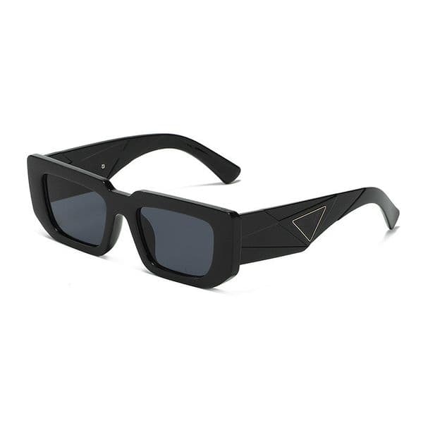 Square Sunglasses Designer Glasses Men's and Women's Rectangle Style UV Protection Vintage Sun Glasses High Quality Large Frame Sunglass