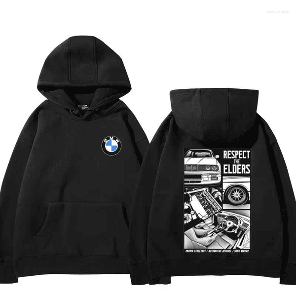 Men's Hoodies Printed Hooded Sweater Autumn And Winter Versatile Pure Cotton Trend Loose Women's Same Top