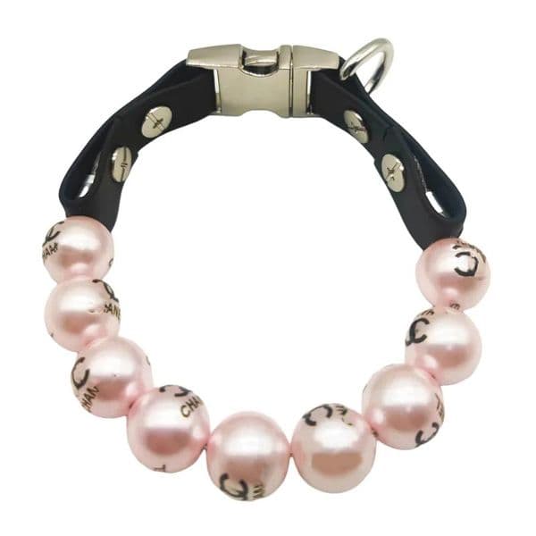 2026 New New Cologne cologne Designer Dogs Collar Cat Pearl Collars, Cute Fashion Pet PU Leather Collars Necklace perfume For Small Dog Pets Wedding Party Lux