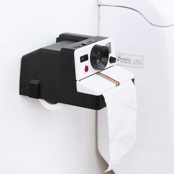 Retro camera tissue box - Home creative personalized roll paper box - Rollable plastic gift - Living room desktop tissue drawer T250829