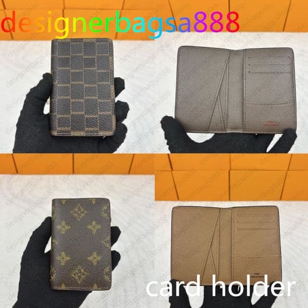 2025 Top Luxury Leather Opening Purse Wallets Fashion Mens Designer Wallets Retro Handbag For Men Classic Card Holders Coin Famous Clutch Wallet 63144
