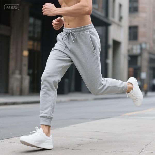 Mens casual pants spring and autumn sports thin sweatpants mens and fashionable solid color sports pants 250829BJ