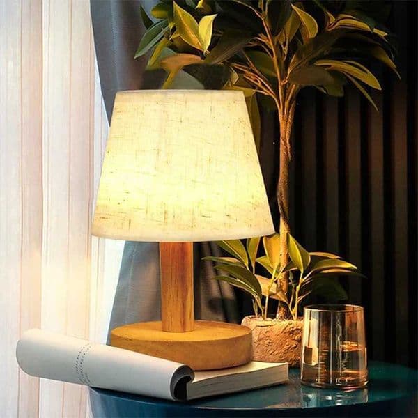 LED Table Lamp Interior Lighting Fixture For Living Bedroom Bedside Night Desktop Decoration Retro Japanese Style Desk Lights H250829 M260209