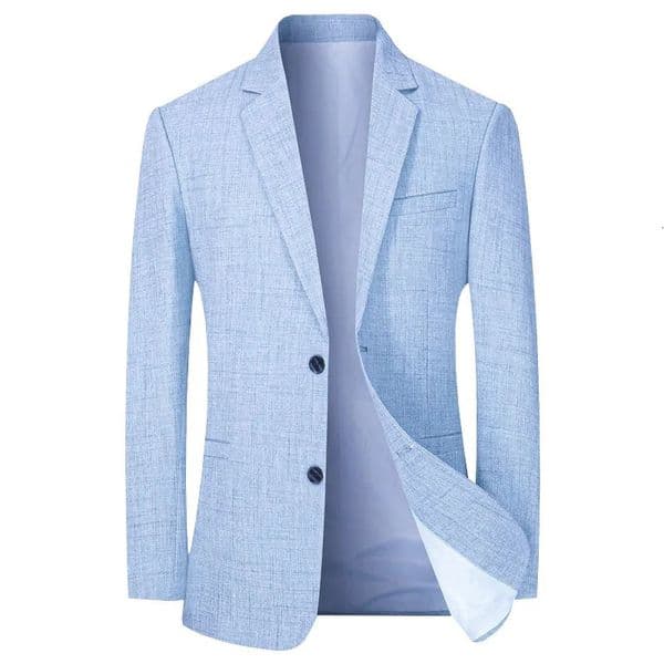 Men Suit Jacket Thin Blazers Spring Autumn Solid Business Casual Clothing Blazer Hombre Coats 250829BJ