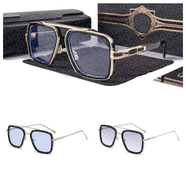 Sunglasses Luxury brand design Fashion Classic grandmaster four Style Retro Gradient lens Sunglasses Men Vintage Sun Glasses