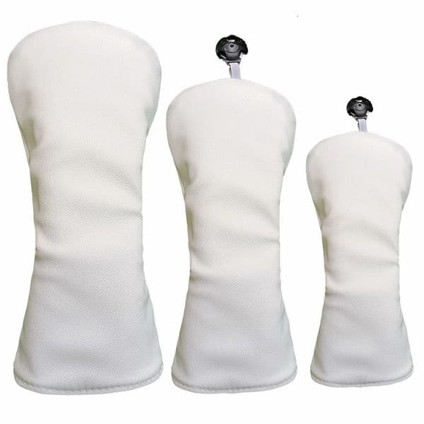 Golf Club Head Covers Wood Driver Fairway PU Leather Soft Golf Club Covers Waterproof Durable Golf Headcover Women 250829BJ