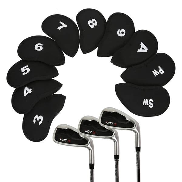 HighQuality Golf Iron Cover Iron Head Covers Golf Club Iron Head Protector Sport Golf Training Equipment Accessories 250829BJ