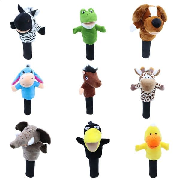 All Kinds of Animal Golf Headcovers for Fairway #3#5 Woods Cover for Men and Women with Elastic Neck Mascot Novelty Cute Gift 250228