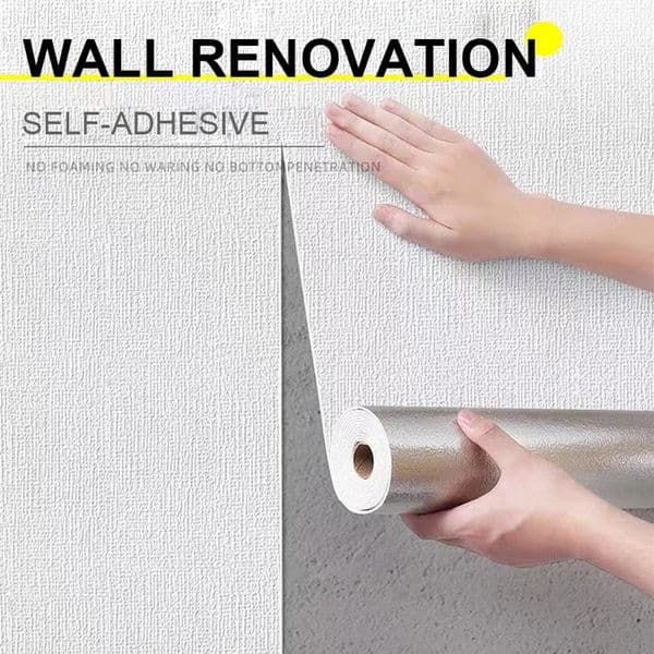3D SelfAdhesive Linen Waterproof Insulation Wallpaper Refurbished Roughcast Room Wall Decoration Bedroom TV Background Sticker 250228