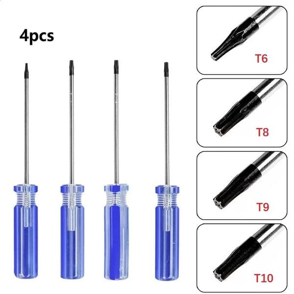 Screw Driver Torx T6 T8 T9 T10 Security Screwdriver for Xbox360 Tamperproof Hole Repairing Opening 250108