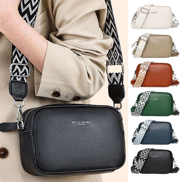 Ship from US Bags For Women Leather Shoulder Bag Men Small Square Soft Crossbody Spring Model Female 250303FBBBJ