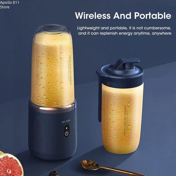 Portable Juicer turns fruits and vegetables into delicious juices A compact juicer ned for easy use portable travel 250303