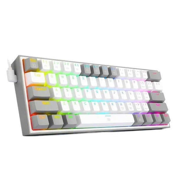 Good K617 RGB USB Mini Mechanical Gaming Keyboard Red Switch 61 Keys Wired detachable cableportable for travel Z250304