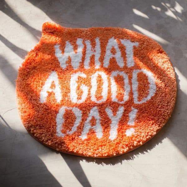 LAKEA Letters Elements Floor Rug Nordic Bathroom Soft Fluffy Orange Pets Living Room Bed Side Carpets Great Home Decor 250303