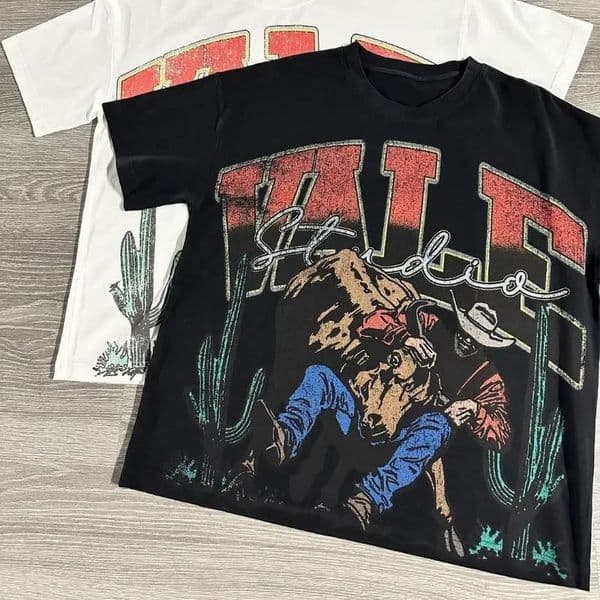 25s Designer Mens T Shirts American Vintage Vale Big Graphic Oversized Y2k Top Harajuku Gothic Cotton Short Sleeve Shirt Men Clothing Size S-2XL 5A 97 17 228