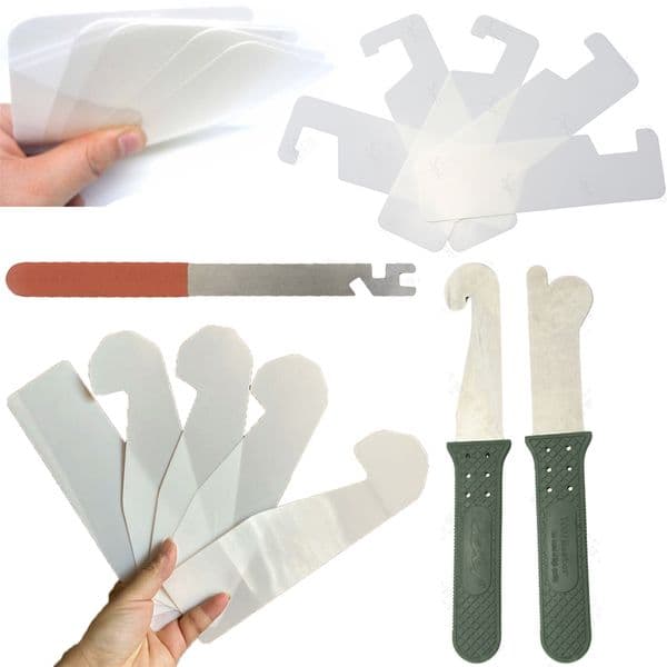 Update Toughness Plastic-Steel Insert Sheet Locksmith Nano Plastic Steel Doors Joggling Bypass Tools Lock DIY Opener