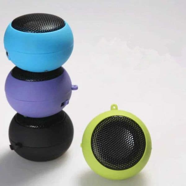 3.5mm Mini Burger Column Speaker Hamburger Wired Sound Box Loundspeaker Stereo Super Bass Hi-Fi Audio Music Z250304