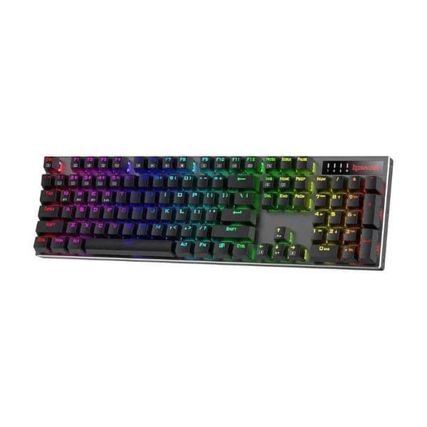 Redragon K556 PRO Upgraded Wireless RGB Gaming BT/2.4Ghz Tri-Mode Mechanical Hot-Swap Linear Quiet Red Switch Keyboard Z250304