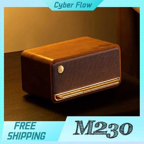 Retro M230 Speaker Custom Wireless Mood Portable Sound Bar Long Endurance Waterproof Audio For Boy Girl Desktop Z250304