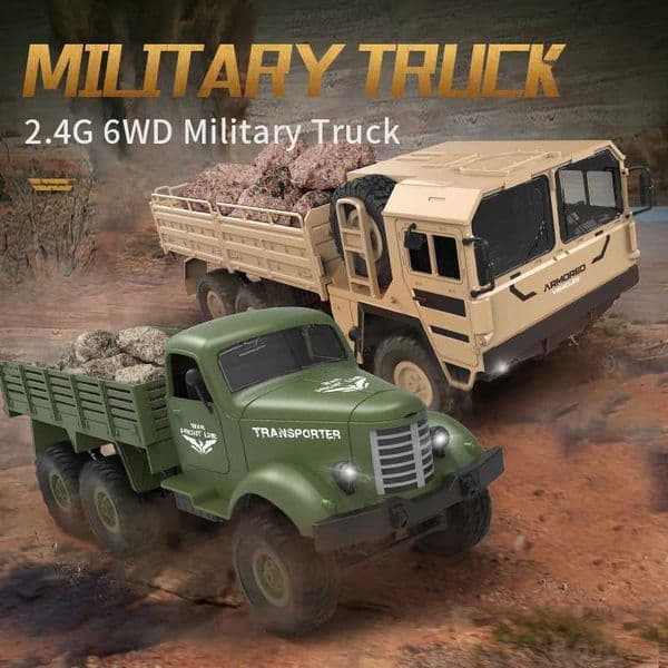 2026 Rc Crawler Rc Crawler JJRC Q60 Q75 radio control car 6 Simulation THAAD Six Wheel Radio Control Car Military Truck Model Off-Road Clim Childrens RC Car Toys C