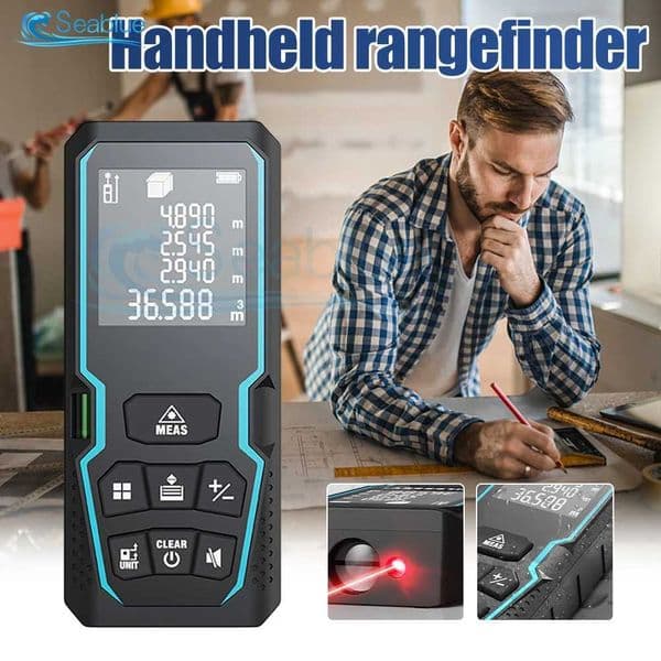 Laser Tape Measure 40M Laser Rangefinder IP54 Electronic Ruler Useful Measurement Tool X250304