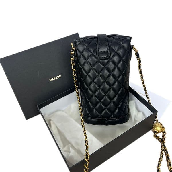2026 Classic Mobile perfume cologne Phone Women Leather Chain Shoulder Chest Pack Lady Small Waste Bag Storage Box Free Shipping
