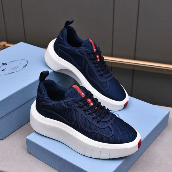 Fashion Brand Casual- stylish Men Thick bottom Skateboard Shoes Macro Re-Nylon & Brushed Leather Comfort Man Outdoor Walking With Box EU38-46 Box