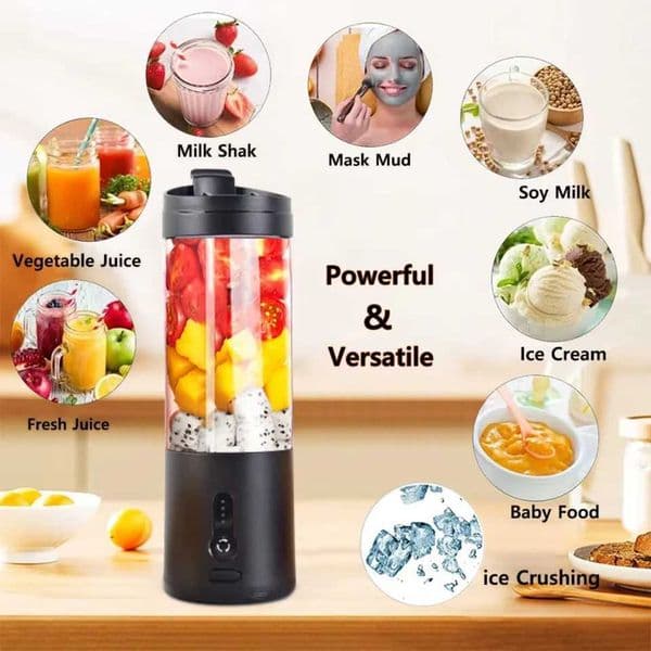 Mini portable blender portable blender rechargeable portable smoothie blender juicerXJ250305