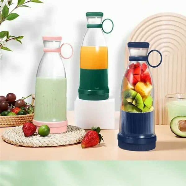 Electric juice cup 6-blade blender milkshake machine USB portable fruit milk mixing tool Mini fresh juice blenderXJ250305