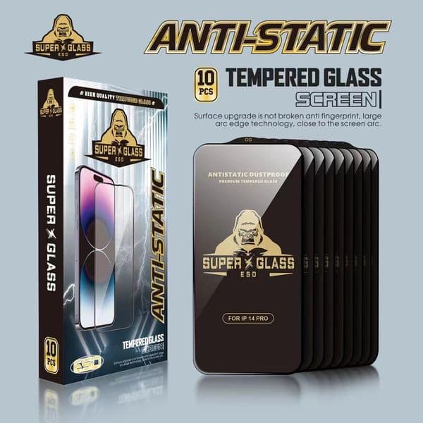 9H Tempered Glass Screen Protector 0.4mm High alumina Antistatic Super Big ARC for iphone 12 11 13 14 15 16 Pro Max XS XR Samsung LG with package