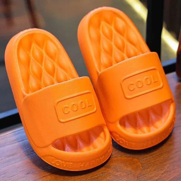 Summer Aged 3-12 Children Slippers Brief Lithe Sandal For Boys Girl Slides Soft Sole Mule Non-slip Flip Flops Home s Shoes 250304 S251230