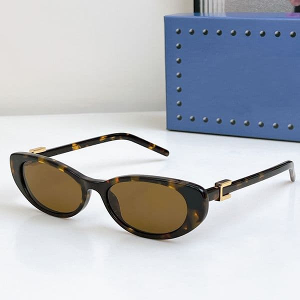 Hawksbill Oval Sunglasses For Women Fashion Sun Glasses Model 1680 Mens Designer Sunglasses Outdoor Goggles UV Protection With Box