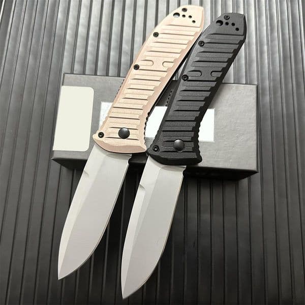 2Models Presidio 5700 Folding Knife 3.54" S30V Drop Point Blade, T6- Aluminum Handles - 5700BK