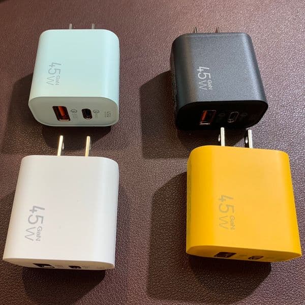 45W Fast Charging USB Adapter For iPhone 15 iPad Samusng Huawei Tablet Laptop USB-C Quick Charge Plug