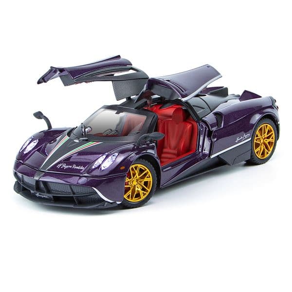 LCD Model 1/24 scale collection Pagani Huayra R Pearl white die cast model static display festive gift collection X250125