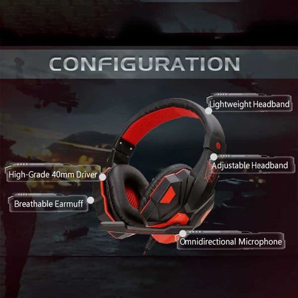 3.5mm Wired Gaming Headphones With Microphone 120 Adjustable PC Bass Stereo Gamer Headset For Xbox Smartphone Laptop X2503071