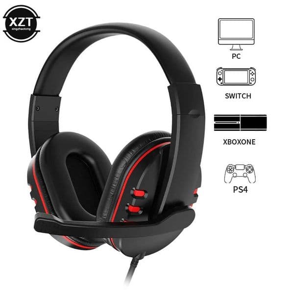 Wired Gaming Headphones Gamer Headset with Microphone For PC Computer Laptop XBOX ONE Play Station 4 Gaming Earphones X250307